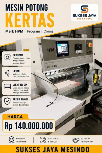 Mesin Potong Kertas Merek HPM | Program | Chrome